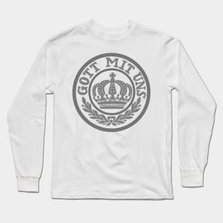 GOTT MIT UNS SILVER Long Sleeve T-Shirt